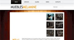 Desktop Screenshot of mueblesmelamine.com